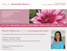Tablet Screenshot of praxis-kreuz.at